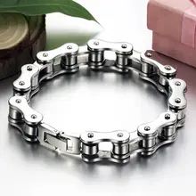 A Stainless Bike Chain Bracelet