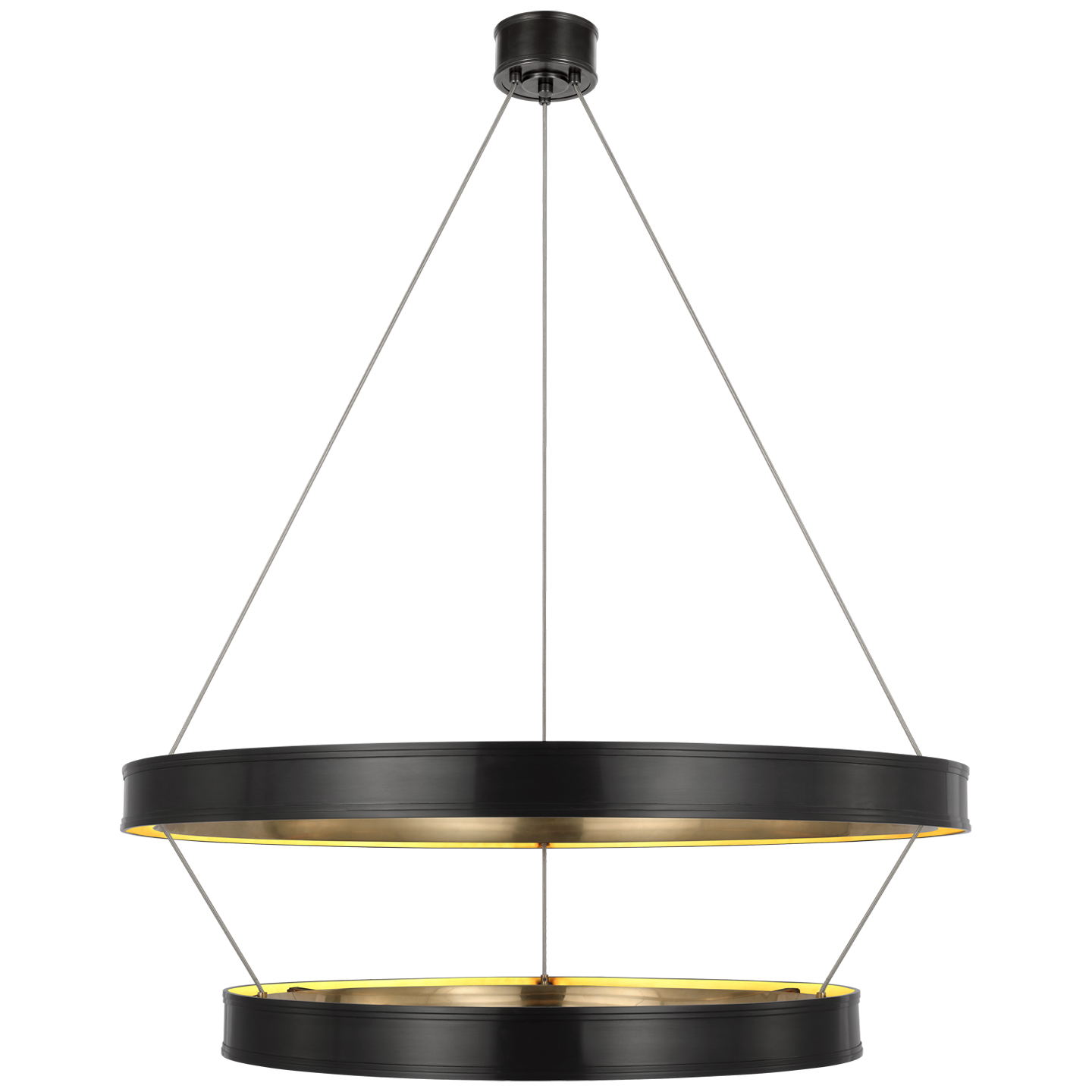 Connery 40" Two-Tier Ring Chandelier