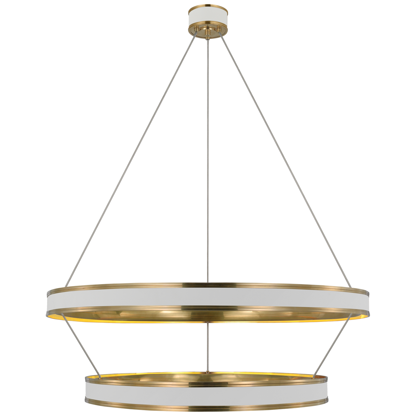 Connery 40" Two-Tier Ring Chandelier