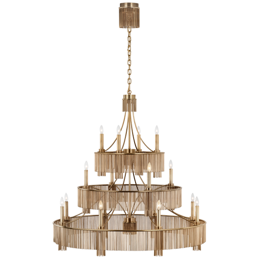 Sutton 50" Three Tier Chandelier