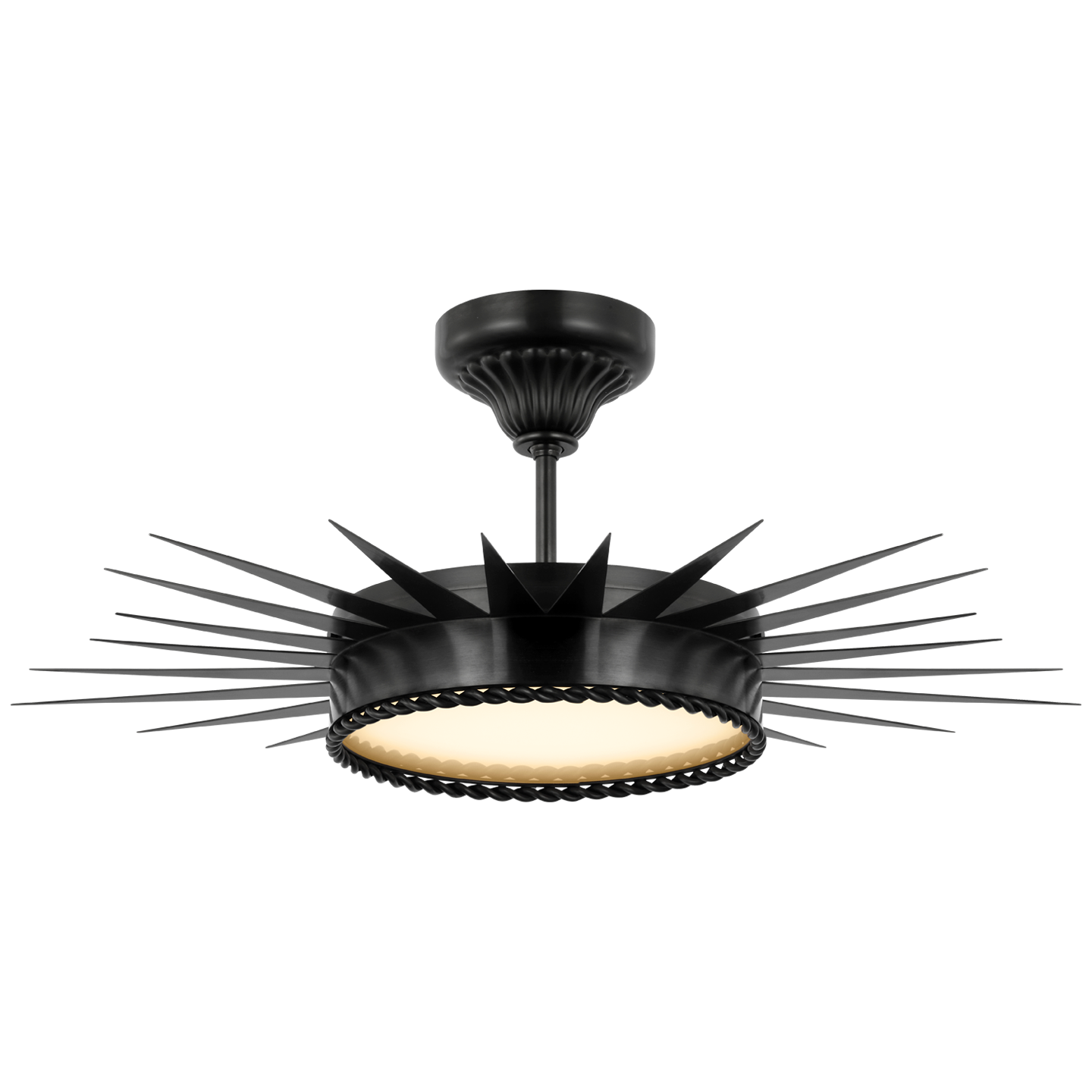 Soleil 28" Semi-Flush Mount